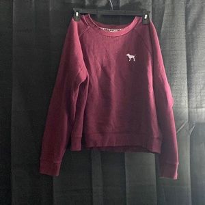 VS Pink Maroon Sweatshirt